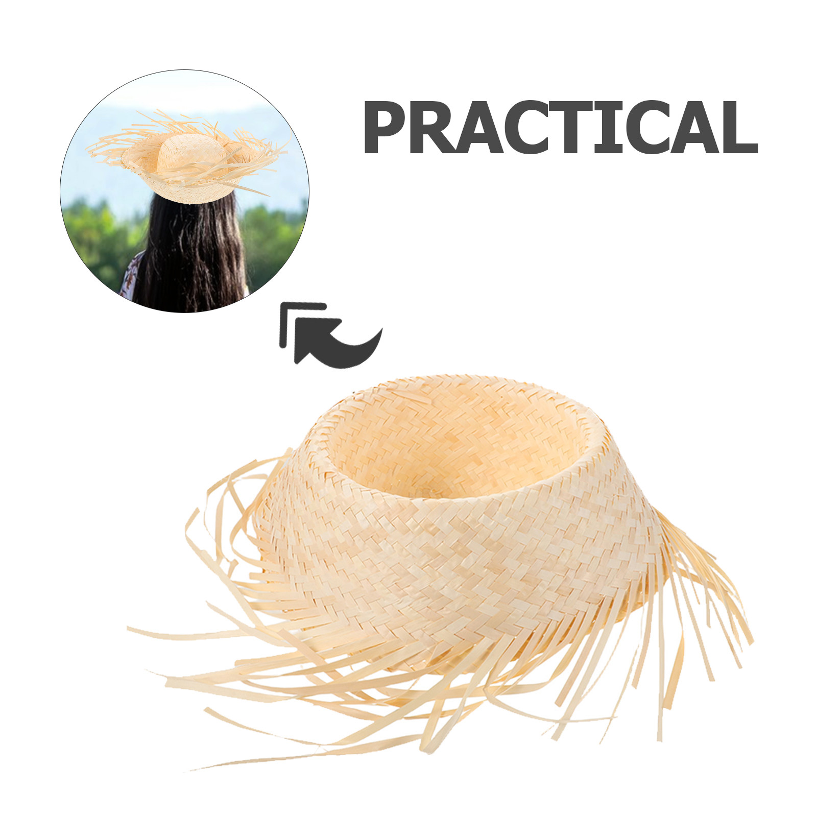 2 Sombreros de Paja Hawaianos  - Hat Floppy Wide reseña y precio