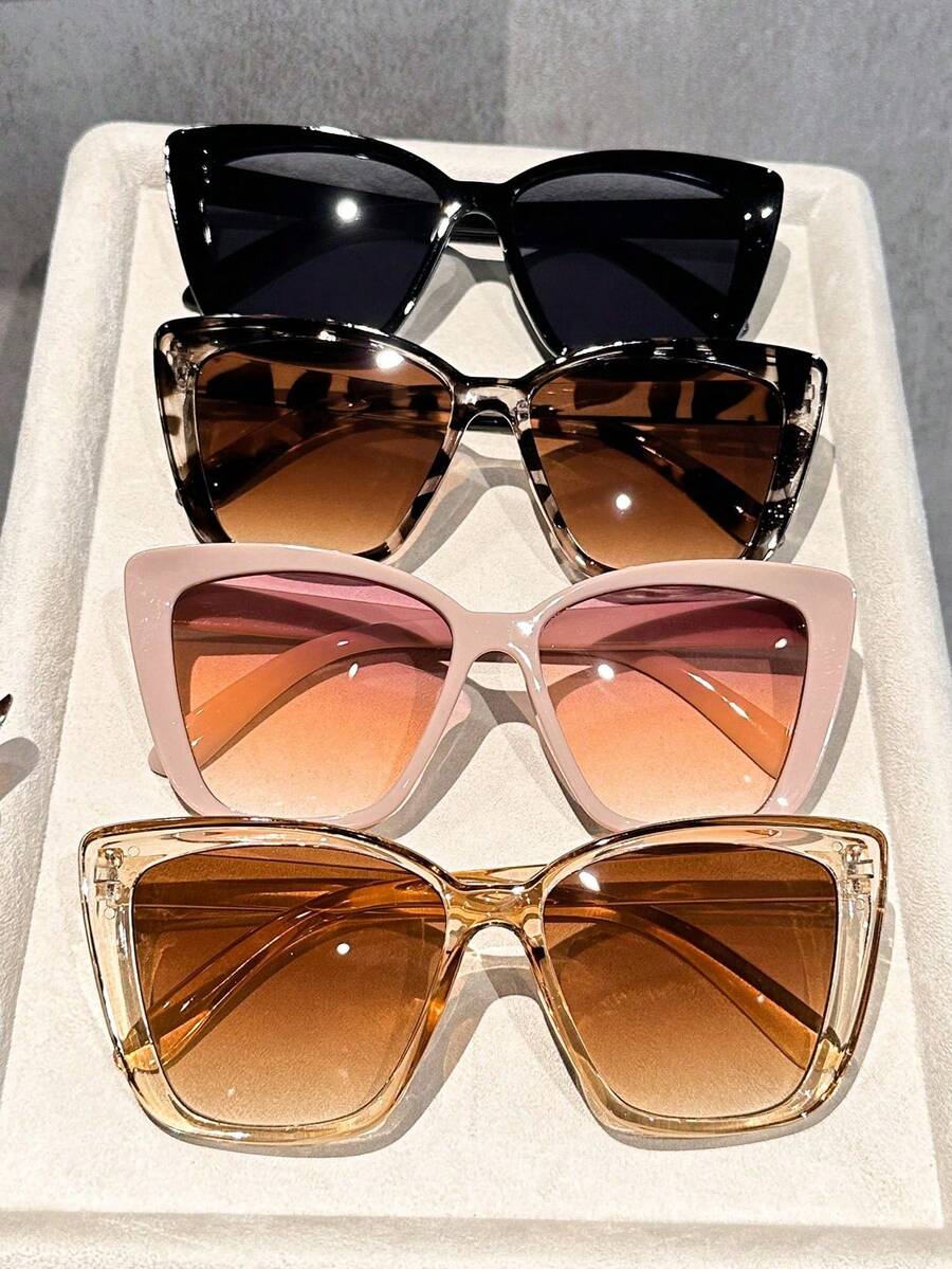3/4 Uds. Gafas de sol con mont - Sunglasses Cat Eye reseña y precio