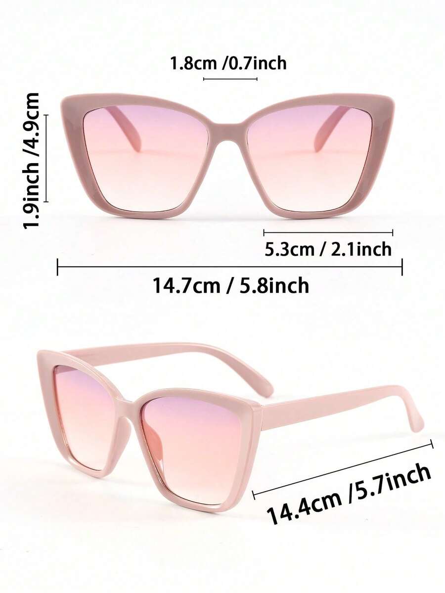 3/4 Uds. Gafas de sol con mont - Sunglasses Cat Eye reseña y precio