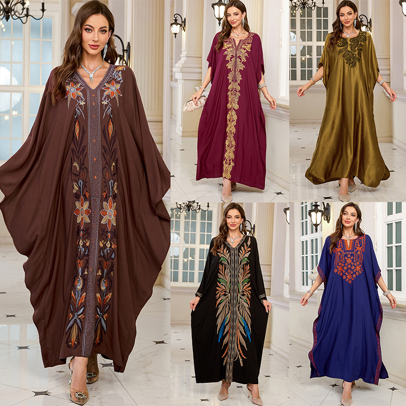 Caftanes Largos Bordados para  - Cover Up Kaftan reseña y precio